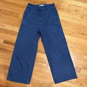 Everlane Wide Leg Cropped Pants - EUC